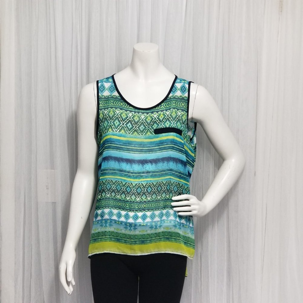 High Low Tank with Back Slit Large
